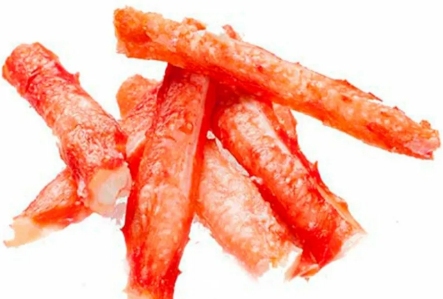 Мясо Камчатского краба фаланга 8-10 см (Meat of Kamchatka crab phalanx) варено-мороженое 1кг в/уп