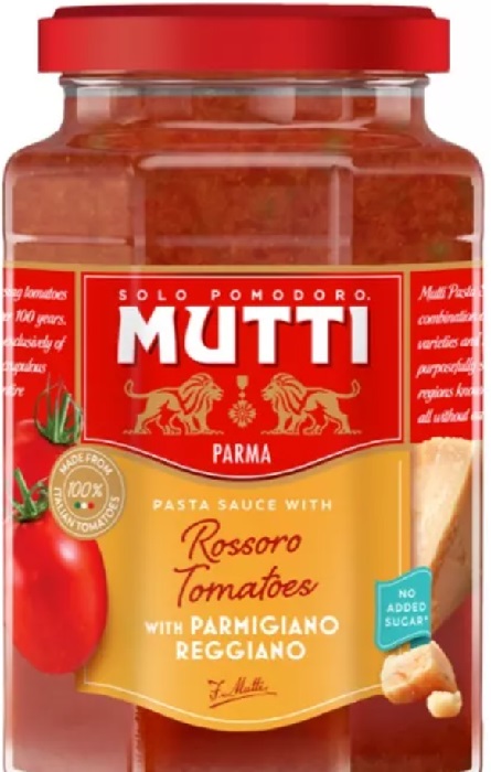 Соус томатный Мутти с сыром Пармиджано Реджано (Mutti) 400гр стекло