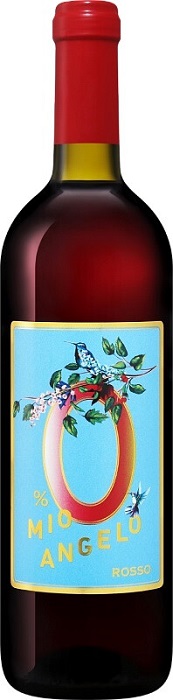 Вино безалкогольное Мио Анджело Россо (Mio Angelo Rosso) красное сладкое 0,75л 0%