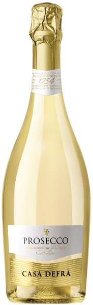 Вино игристое Каза Дефра Просекко (Casa Defra) белое брют 0,75л Крепость 11%