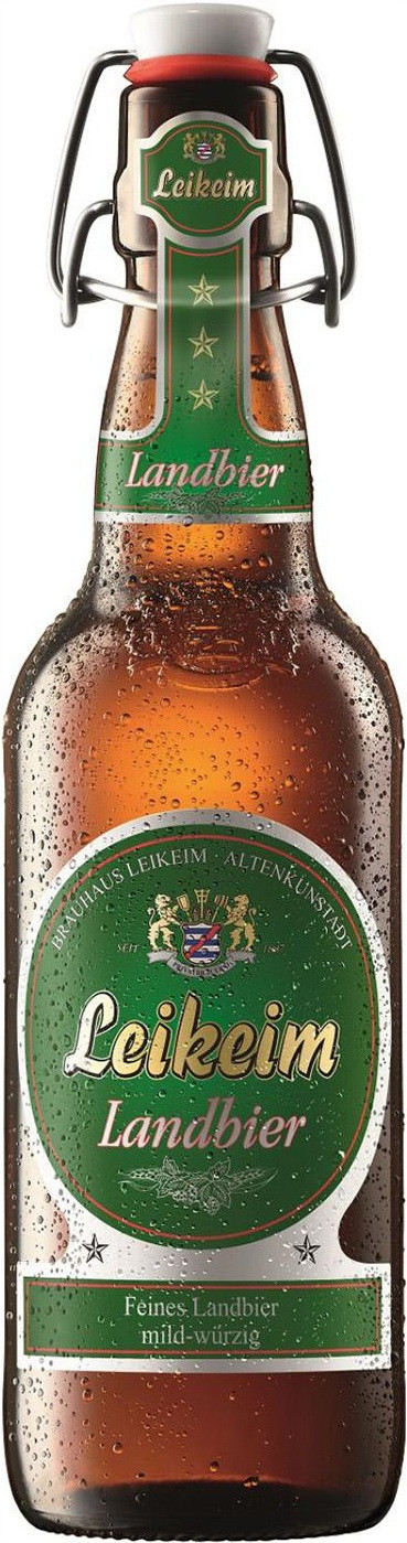 Пиво Лайкайм Ландбир (Beer Leikeim) фильтрованное светлое 0,5л Крепость 5,4%