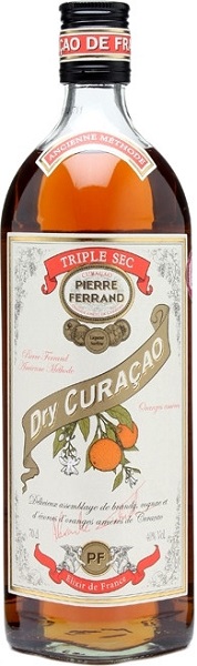 Ликер Пьер Ферран Драй Кюрасао Трипл Се (Pierre Ferrand Dry Curacao Triple Sec) десертный 0,7л 40%