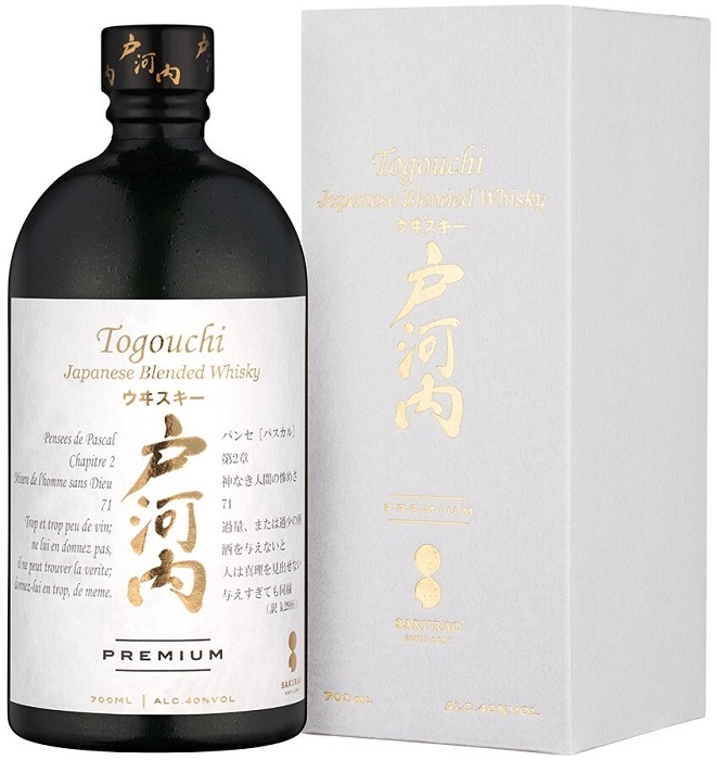 Виски Тогоучи Премиум (Togouchi Premium) 3 года 0,7л Крепость 40% в подарочной коробке