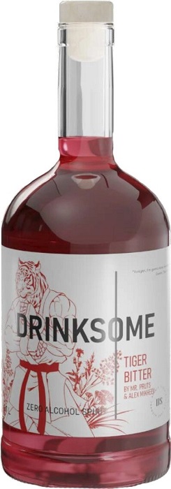 Ликер безалкогольный Дринксом Тигровый Биттер (Drinksome Tiger Bitter) 0,7л Крепость 0%