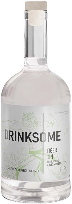 Джин безалкогольный Дринксом Тигровый Джин (Drinksome Tiger Gin) 0,7л Крепость 0%