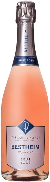 Вино игристое Бестхайм Креман д'Эльзас Брют Розе (Bestheim) розовое брют 0,75л Крепость 12,5%