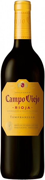 Вино Кампо Вьехо Темпранильо (Campo Viejo Tempranillo) красное сухое 0,75л Крепость 13,5%