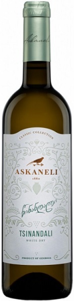 Вино Братья Асканели Цинандали (Askaneli Brothers Tsinandali) белое сухое 0,75л Крепость 13%