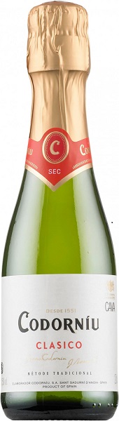 Вино игристое Кодорнью Класико Сек (Codorniu) белое сухое 0,375 Крепость 11,5%