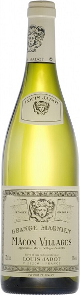 Вино Луи Жан Макон-Шардоне (Louis Jadot Macon-Chardonnay) белое сухое 0,75л Крепость 14%