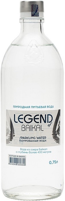 Вода Легенда Байкала  (Legend of Baikal) газированная 0,75л
