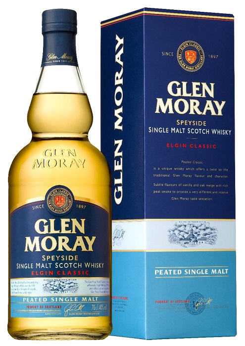 Виски Глен Морей Питед Элджин Классик (Glen Moray Peated Elgin Classic Cask) 0,7л 40% в коробке