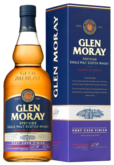 Виски Глен Морей Элгин Классик Порт Каск Финиш (Glen Moray Elgin Classic Port) 0,7л 40% в коробке 