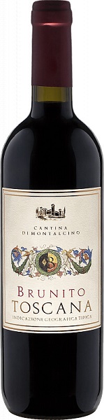 Вино Брунито (Brunito) красное полусухое 0,75л Крепость 13,5%