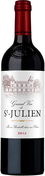 Вино Жинесте Гран Вэн де Сен-Жюльен (Ginestet) красное сухое 0,75л Крепость 13%