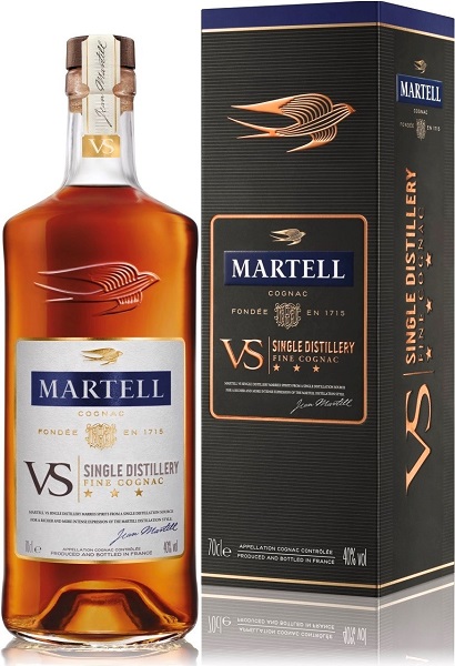 Коньяк Мартель Сингл Дистиллери (Martell Single Distillery) VS 0,7л 40% в подарочной коробке