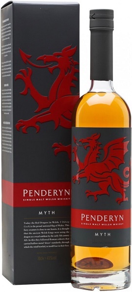 Виски Пендерин Миф (Penderyn Myth) 0,7л Крепость 41% в подарочной коробке