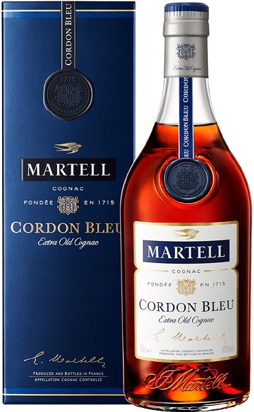 Коньяк Мартель Кордон Блю (Cognac Martell Cordon Bleu) 10 лет 0,7л 40% в подарочной коробке