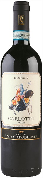 Вино Конте Эмо Каподилиста Ла Монтеккья Карлотто Мерло (Carlotto Merlot) красное сухое 0,75л 13,5%