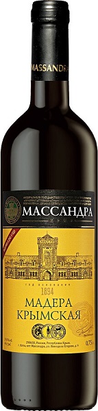 Вино Массандра Мадера Крымская (Massandra Madera Crimean) белое крепленое 0,75л 19%