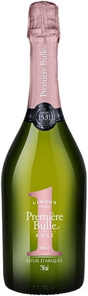Вино игристое Креман де Лиму Премьер Бюлль (Cremant de Limoux) розовое брют 0,75л 12,5%