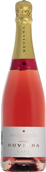 Вино игристое Нувиана Росадо Кава (Nuviana Brut Rosado Cava) розовое брют 0,75л 12%