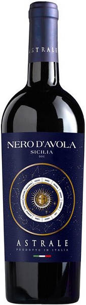 Вино Астрале Неро д'Авола (Astrale Nero d'Avola) красное сухое 0,75л Крепость 13,5%
