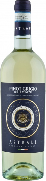 Вино Астрале Пино Гриджио (Astrale Pinot Grigio) белое сухое 0,75л Крепость 12%