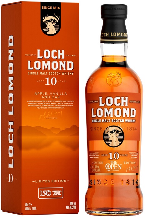 Виски Лох Ломонд Сингл Молт (Loch Lomond) 10 лет 0,7л Крепость 40% в подарочной упаковке