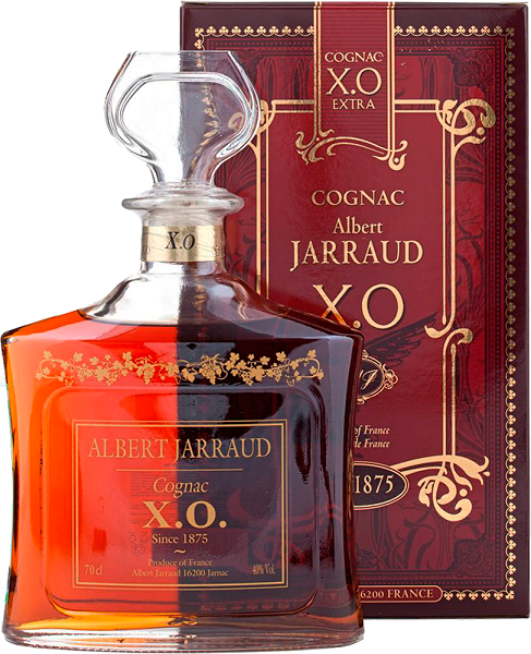 Коньяк Альберт Жаро (Cognac Albert Jarraud) XO 0,7л Крепость 40% в подарочной коробке