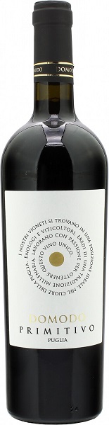 Вино Домодо Примитиво (Domodo Primitivo) красное полусухое 0,75л Крепость 12%