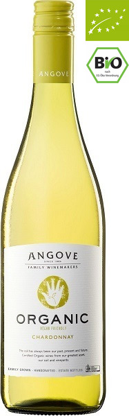 Вино Ангов Органик Шардоне (Angove Chardonnay Organic Wine) белое сухое 0,75л Крепость 12,5%