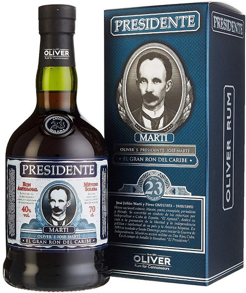 Ром Президент (Rum Presidente) 23 года 0,7л Крепость 40% в подарочной коробке