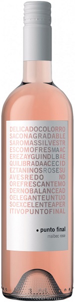Вино Пунто Финал Мальбек Розе (Punto Final Malbec) розовое полусухое 0,75л Крепость 14%