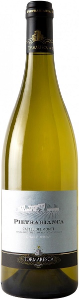 Вино Пьетра Бьянка Кастель дель Монте (Pietra Bianca) белое сухое 0,75л Крепость 13,5%