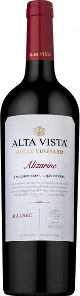 Вино Альта Виста Сингл Виньярд Ализарин Мальбек (Alta Vista) красное сухое 0,75л Крепость 14,5%