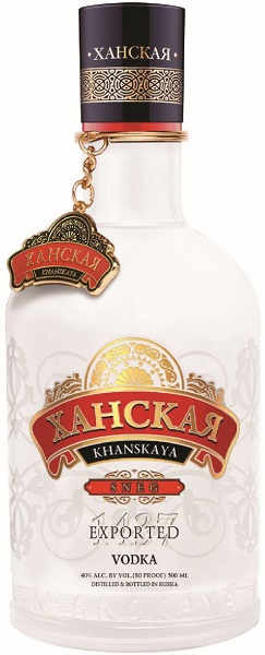 Водка Ханская Снег Эдишн (Khanskaya Sneg Edition) классическая 0,5л Крепость 40%