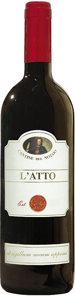 Вино Кантине дель Нотайо Л`Атто Базиликата (Cantine del Notaio) красное сухое 0,75л Крепость 14%