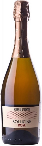 Вино игристое Болличине Розе Серафини э Видотто (Serafini & Vidotto) розовое сухое 0,75л 12,5%