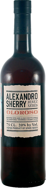 Вино Алехандро Олоросо (Alexandro Oloroso) ликерное сухое 0,75л Крепость18%