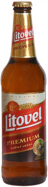 Пиво Литовел Премиум (Litovel Premium) светлое 0,5л Крепость 5% стеклянная бутылка