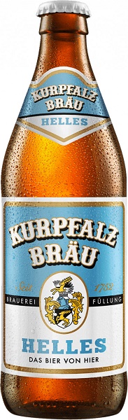 Пиво Вельде Курпфальц Брой Хеллес (Welde Kurpfalz Brau Helles) светлое 0,5л Крепость 5,2%