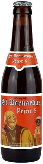 Пиво Сент Бернардус Приор 8 (St.Bernardus Prior 8) нефильтрованное темное 0,33л Крепость 8%
