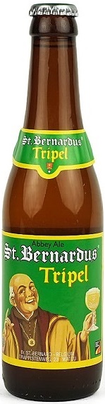 Пиво Сент Бернардус Трипель (St. Bernardus Tripel) нефильтрованное светлое 0,33л Крепость 8%