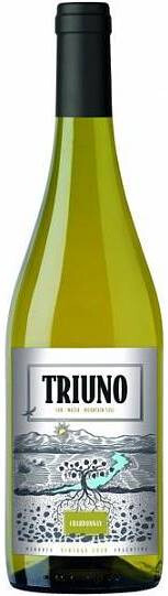 Вино Триуно Шардоне (Triuno Chardonnay) белое сухое 0,75л Крепость 13%
