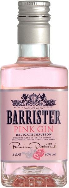 Джин Барристер Пинк (Barrister Pink Gin) 50 мл Крепость 40%