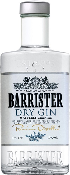 Джин Барристер Драй (Barrister Dry Gin) 0,375л Крепость 40%