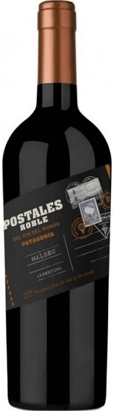 Вино Бодега дель Фин дель Мундо Посталес Робле Мальбек (Postales Roble) красное полусухое 0,75л 14%