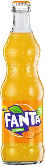 Напиток Фанта Апельсин (Fanta Orange) газированный 330мл в стеклянной бутылке