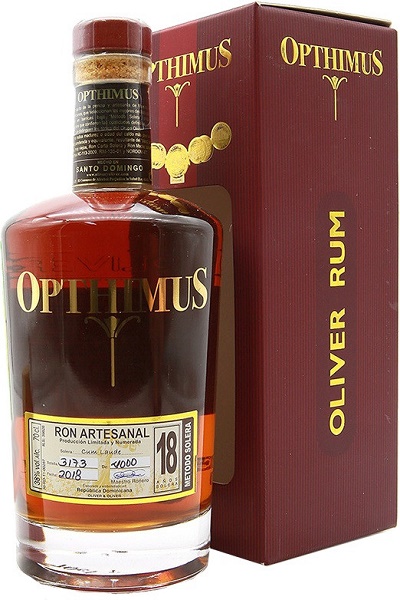 Ром Оптимус (Rum Opthimus) 18 лет 0,7л Крепость 38% в подарочной коробке